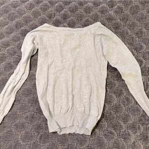 Lulus Gray Reversible Sweater